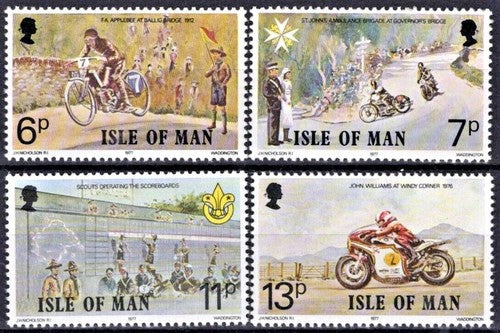 Isle of Man 101-104 MH Motorcycle Tourists Races ZAYIX 041322SM12