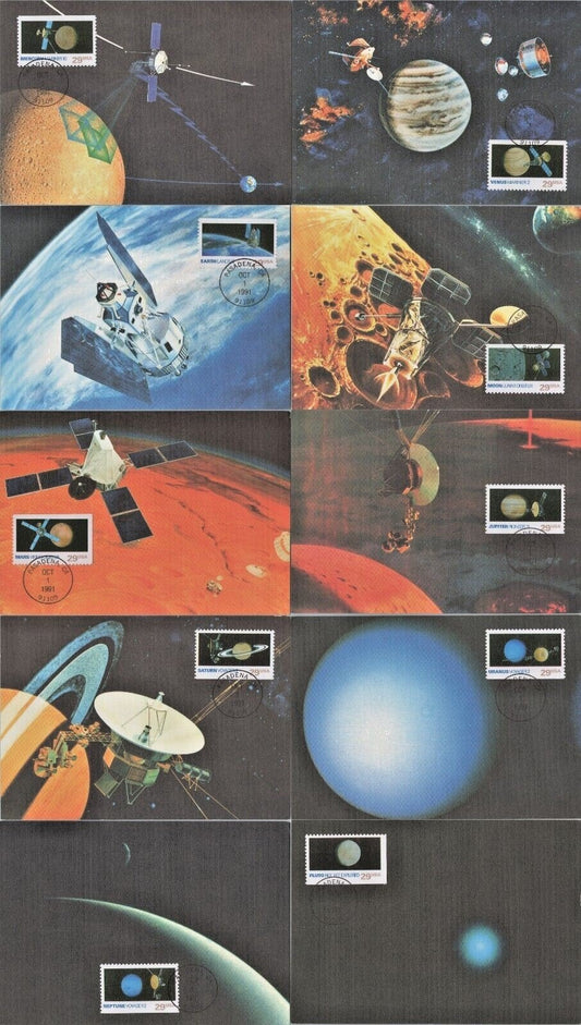 US 2568-2577 FDC Unicover Maximum Card Collection Solar System ZAYIX 061922SM66