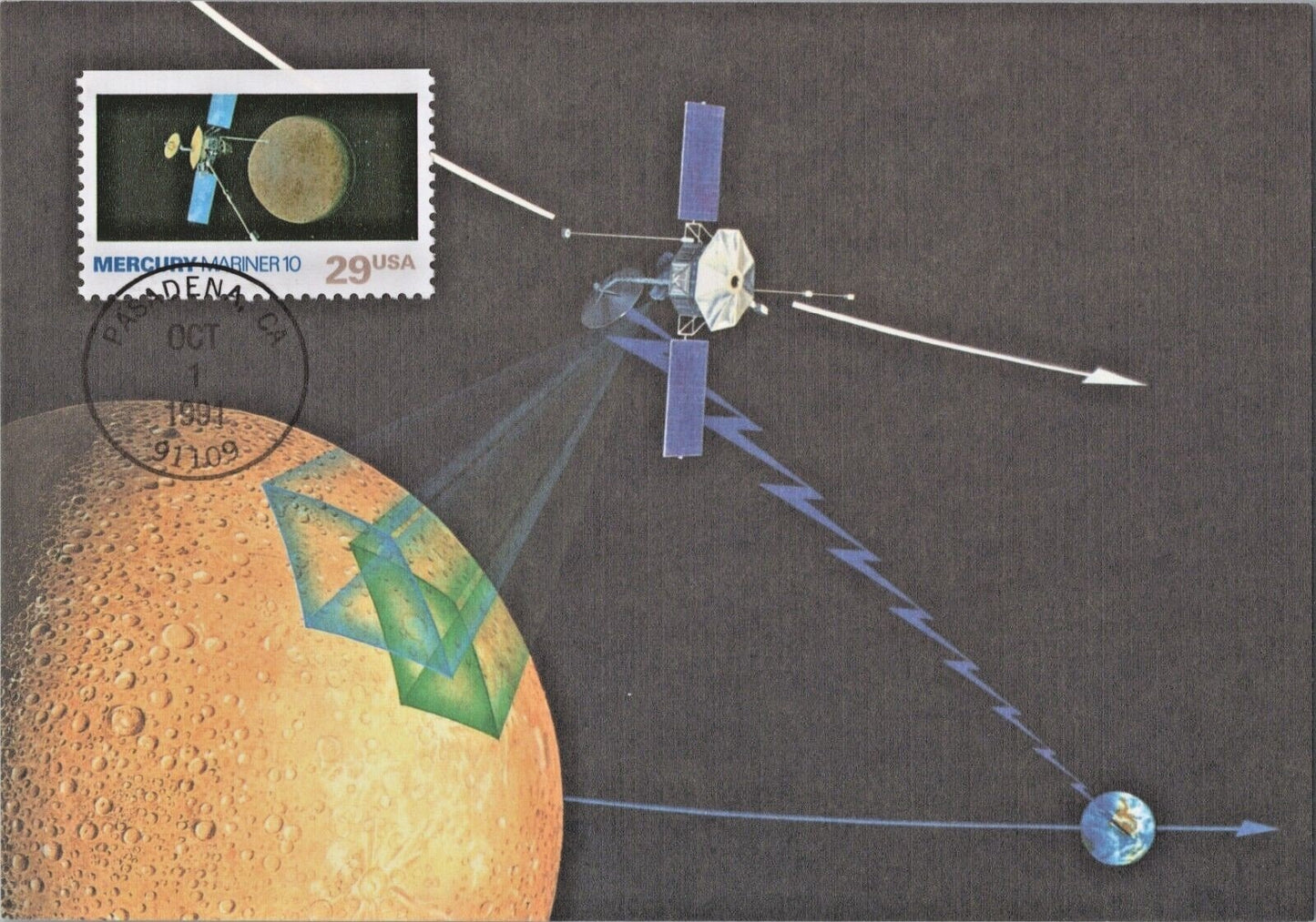 US 2568-2577 FDC Unicover Maximum Card Collection Solar System ZAYIX 061922SM66