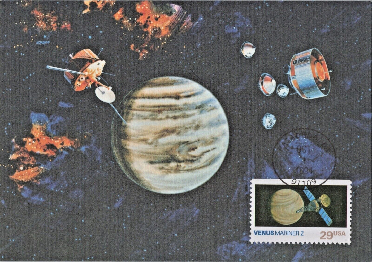 US 2568-2577 FDC Unicover Maximum Card Collection Solar System ZAYIX 061922SM66