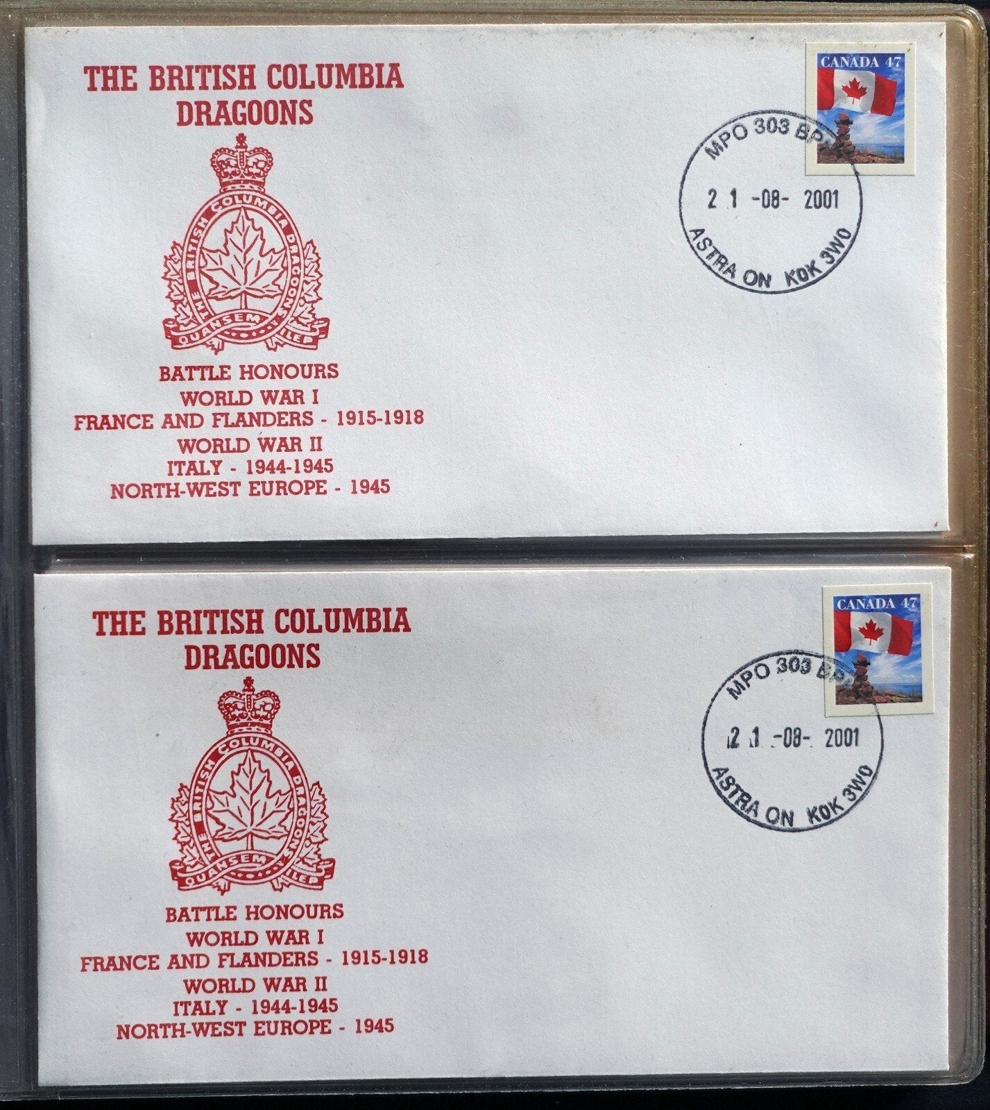 34 Military Theme Canada Covers VIDEO, WWII Anniversaries Collection MIL09 ZAYIX 050623MIL09