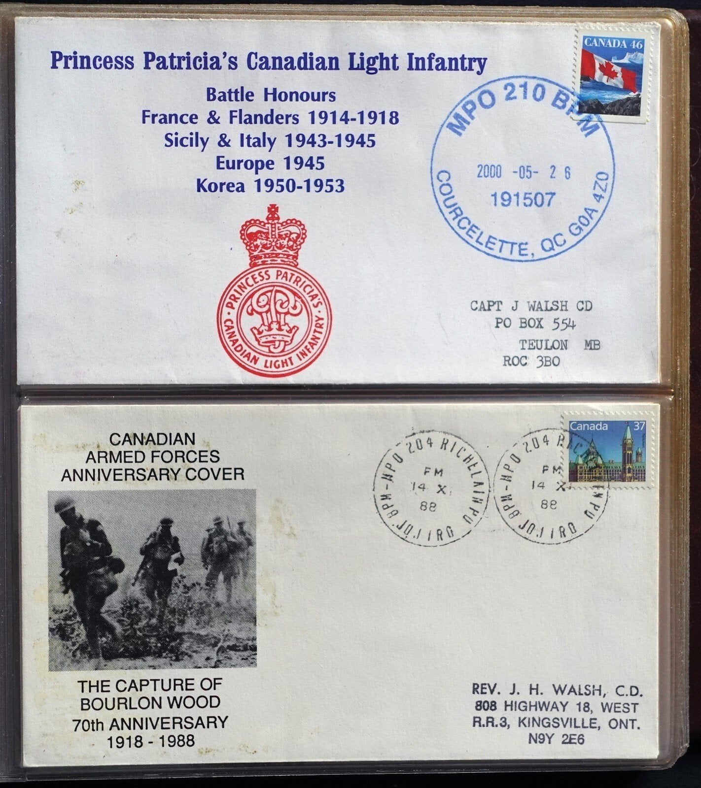 34 Military Theme Canada Covers VIDEO, WWII Anniversaries Collection MIL09 ZAYIX 050623MIL09