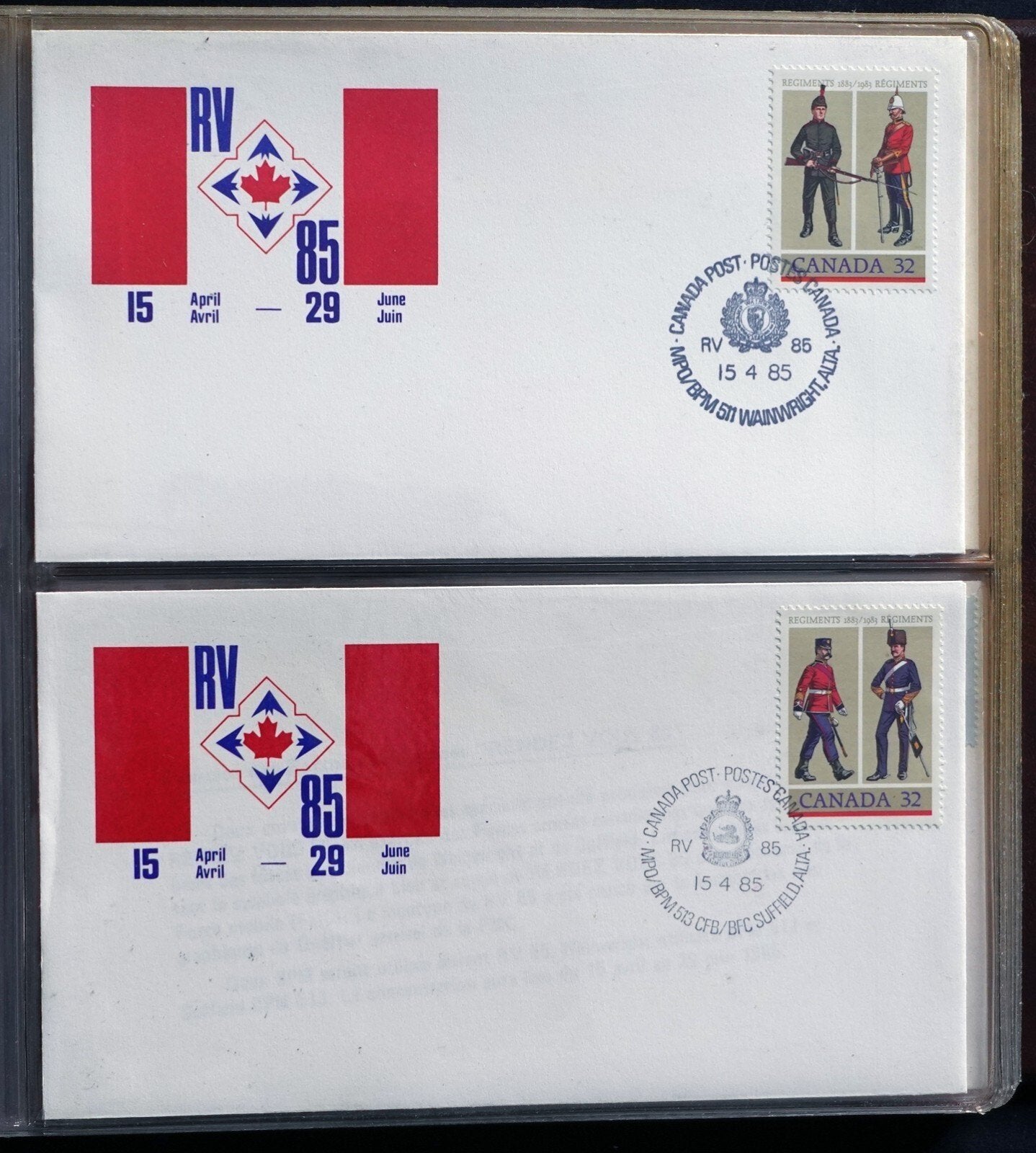 34 Military Theme Canada Covers VIDEO, WWII Anniversaries Collection MIL09 ZAYIX 050623MIL09