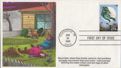 US 2743 FDC GeeSee Cachet Space Fantasy Humorous Cartoon ZAYIX 061722SM68