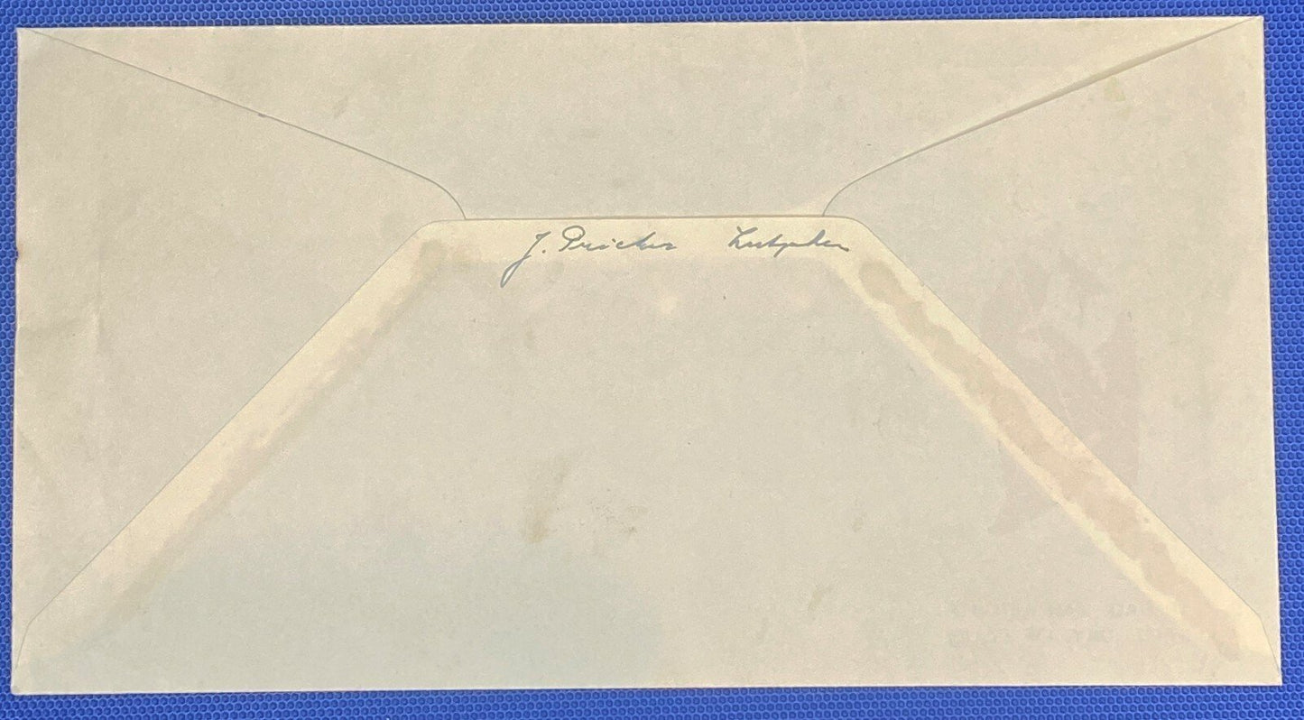 ZAYIX 1954 Netherlands 365 / Mi 643 / NVPH E17 FDC - Saint Boniface strip of 3