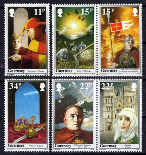 Guernsey 356-361 MNH William the Conqueror ZAYIX 0524S0141M