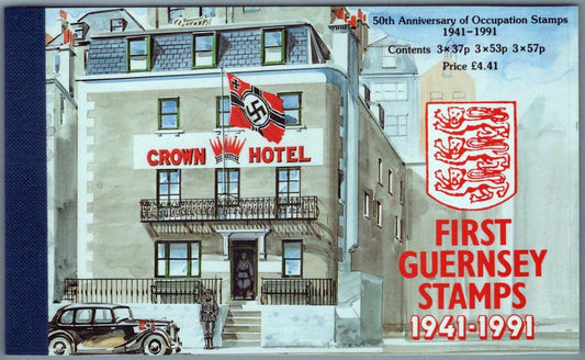 Guernsey 448a MNH Complete Booklet Occupation Stamps ZAYIX 0424M0103