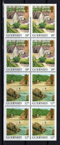 Guernsey 374b MNH Booklet Pane Landscapes Scenes Nature ZAYIX 0524M0150M