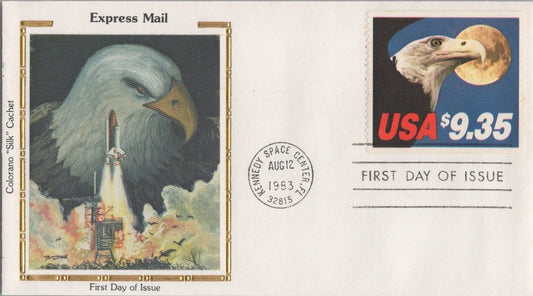 US 1909 Colorano FDC $9.35 Eagle and Moon Express Mail ZAYIX 120622SM167M