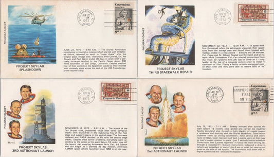 Project Skylab Events 4 Phil Graf Cachet Space Covers ZAYIX 120622SM166