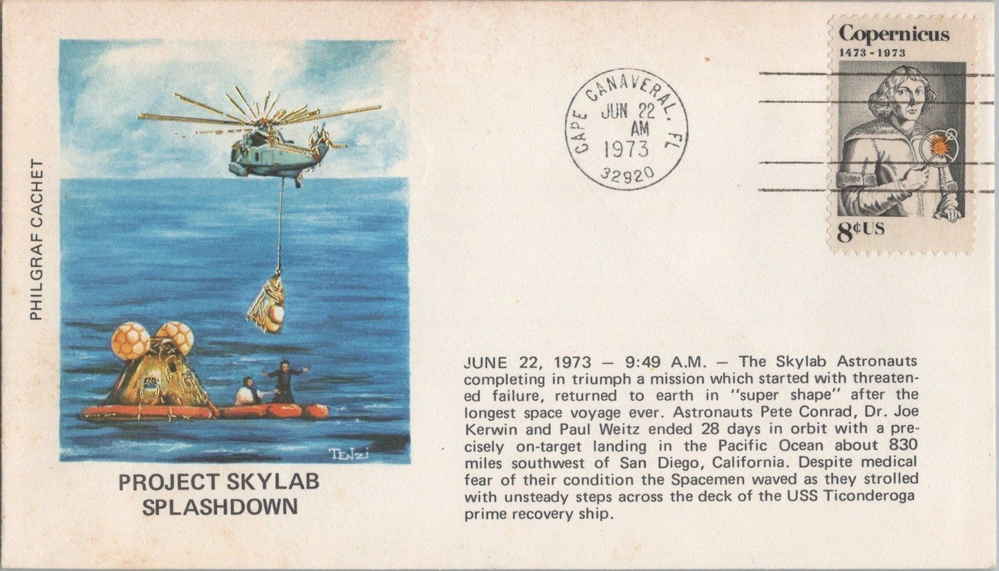 Project Skylab Events 4 Phil Graf Cachet Space Covers ZAYIX 120622SM166