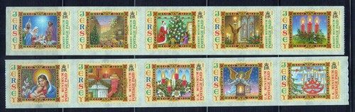 Jersey 1144l-1145l MNH Self-Adhesive Inscribed "2006" Christmas ZAYIX 0324L0113M