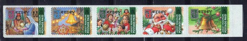 Jersey 1011l MNH Self-Adhesive Inscribed "2003" Christmas Santa ZAYIX 0324L0115M