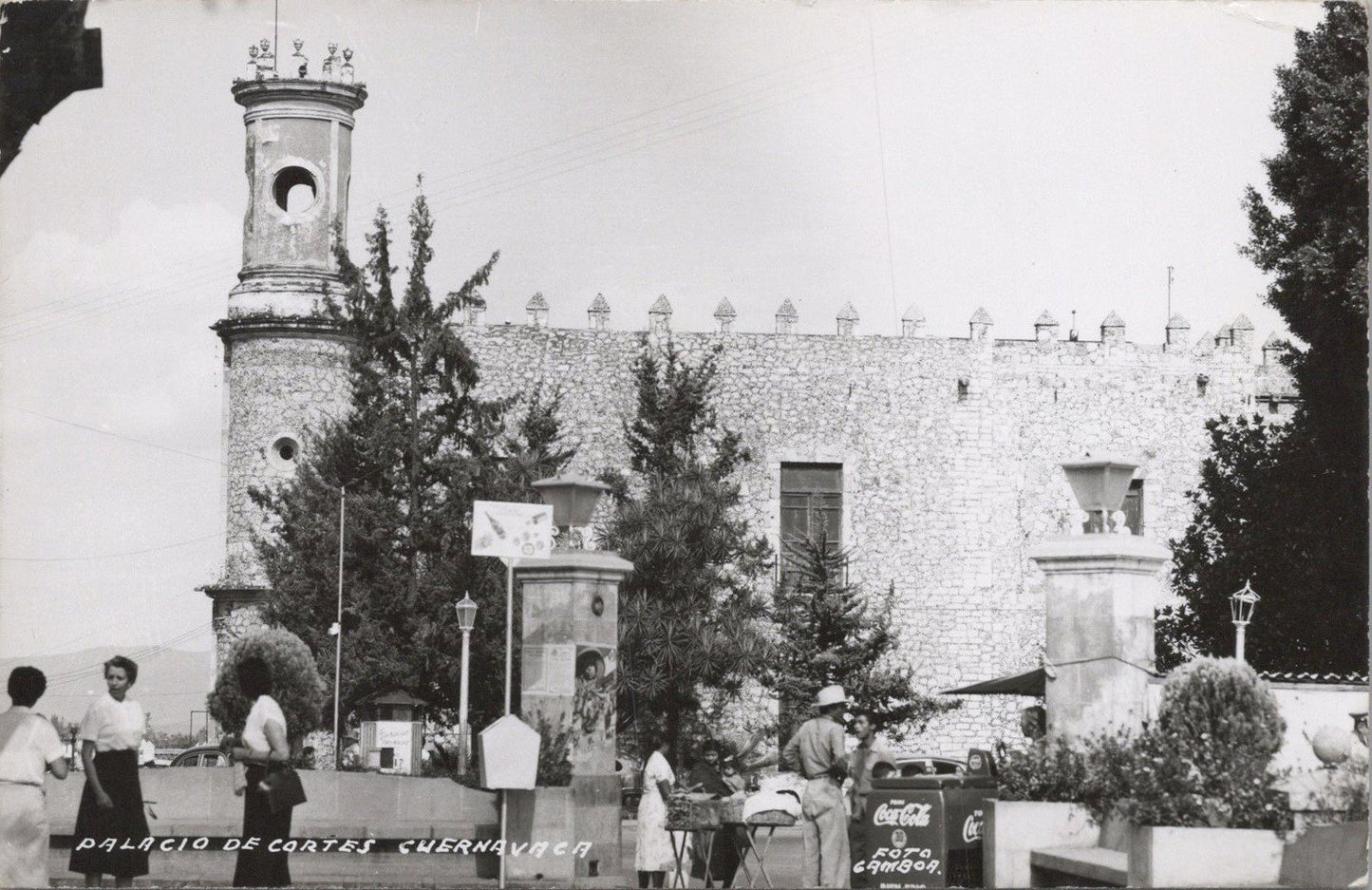 Real Photo Postcard Palacio de Cortes Cuernavaca Mexico ZAYIX 090222PC130