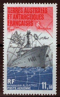 FSAT TAAF C83 MNH Patrol Boat Albatross Ships ZAYIX FSA-S0222M
