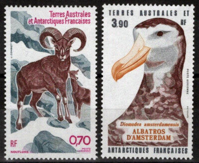 FSAT TAAF C85-C86 MNH Corsican Sheep & Albatross ZAYIX FSA-S0224M