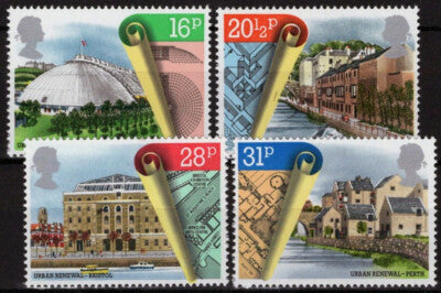 Great Britain 1049-1052 MNH Architecture Urban Projects ZAYIX 021423S17