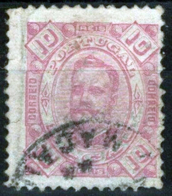 Macao 47 Used 10r redsh violet King Carlos ZAYIX 092022S153