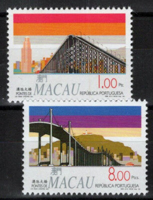 Macao 746-747 MNH Bridges Nobre de Carvalho ZAYIX 092022S171M