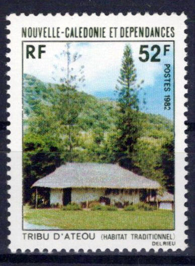 New Caledonia 478 MNH Architecture Zayix Stamps 0225S0404