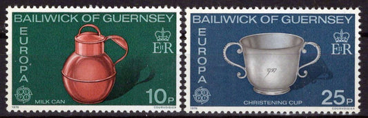 Guernsey 135-136 MNH Europa Cept Christening Cup Zayix Stamps ZAYIX 0225S0427M