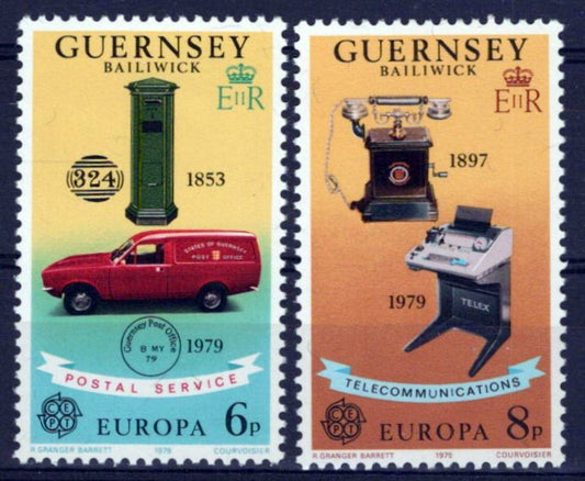 Guernsey 189-190 MNH Communications Postal Union Zayix Stamps ZAYIX 0225S0432M