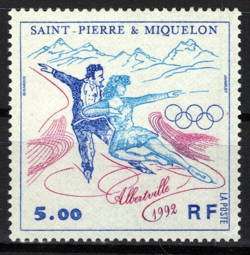 St. Pierre & Miquelon 577 MNH Sports Games Olympics ZAYIX 0524S0190M