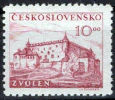 Czechoslovakia 393 MNH Architecture Zvolen Castle Zayix Stamps 0325S0218