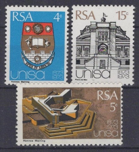 South Africa 389-391 MNH Coat of Arms Architecture Education ZAYIX 0224S0118