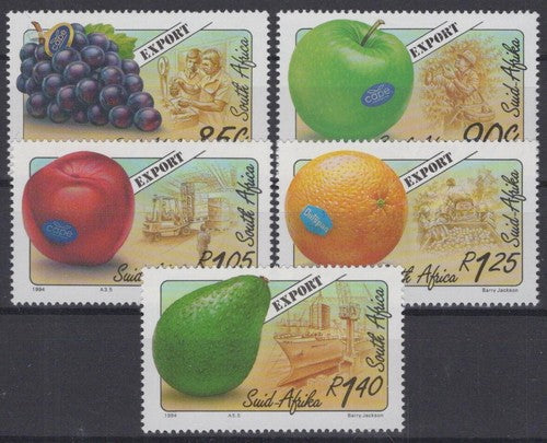 South Africa 873-877 MNH Fruit Exporting Industry Agriculture ZAYIX 0224S0150