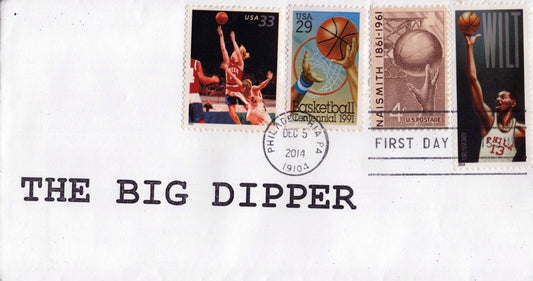 US 4950 Wilt Chamberlain multiple stamps SMB Cachet FDC ZAYIX 092523SM02
