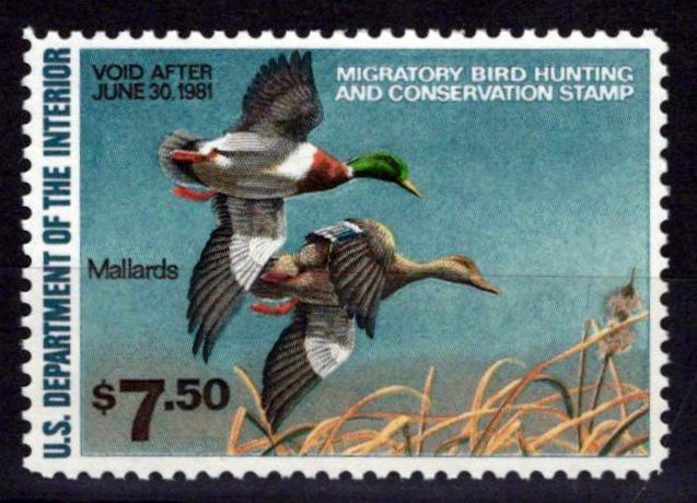 US RW47 MNH VF $7.50 Mallards Duck Revenue Zayix Stamps 0225MAR0065