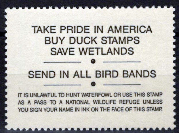 US RW60 MNH VF $15 Canvasbacks Duck Revenue Zayix Stamps 0225MAR0078