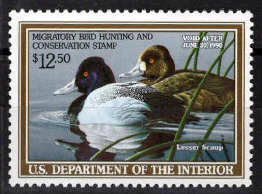 US RW56 MNH VF $12.50 Lesser Scaup Duck Revenue Zayix Stamps 0225MAR0074