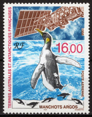 FSAT TAAF C147 MNH King Penguin & Satellite Whales Antarctica ZAYIX FSA-S0255M