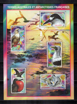 FSAT TAAF 408 MNH Birds Wildlife Miniature Sheet Antarctica ZAYIX FSA-L0024M