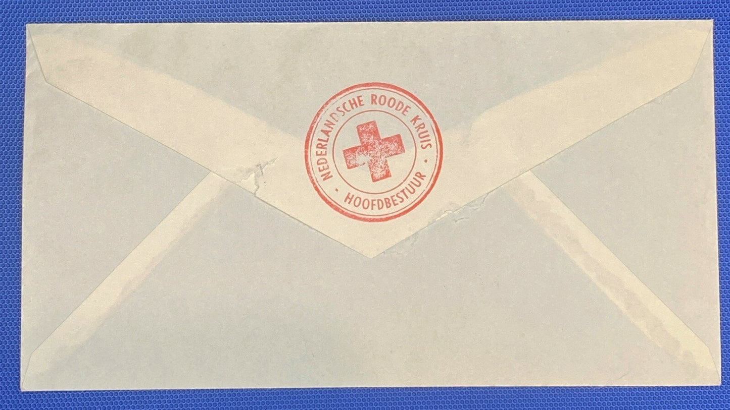 Netherlands B254-B258, NVPH E14 FDC Red Cross Registered ZAYIX