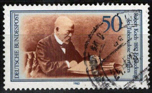 ZAYIX - 1982 Germany 1370 Used Robert Koch Medicine Tuberculosis TB 113022S106M