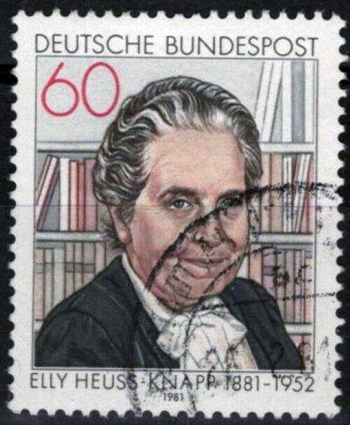 ZAYIX 1981 Germany 1341 Used Elly Haus-Knapp Politician Reformer 113022S116M