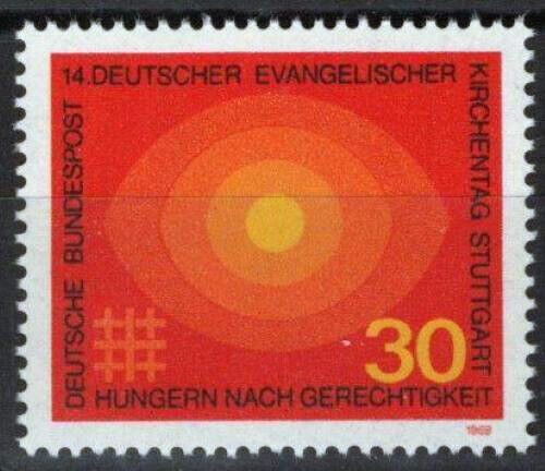 ZAYIX - Germany 1004 MNH 14th German Protestants Meeting 113022S87M
