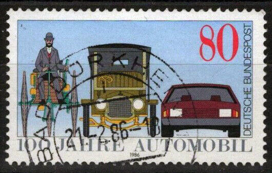 ZAYIX - 1986 Germany 1453 Used Automobile Century Transportation 113022S123M