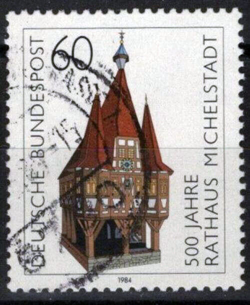ZAYIX - 1984 Germany 1412 used Michelstadt Town Hall Anniversary 113022S132M