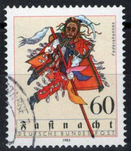 ZAYIX - 1983 Germany 1390 Used - Carnival - Puppets 113022S130M