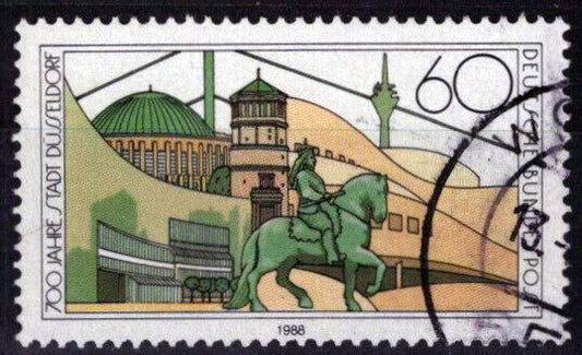 ZAYIX - 1988 Germany 1554 Used Dusseldorf 700th Anniversary 113022S103M