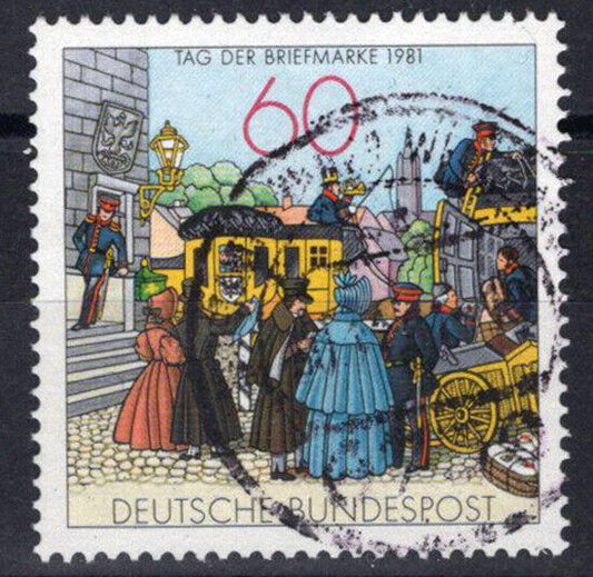 ZAYIX - 1981 Germany 1381 Used Stamp Day Carriage 113022S156M