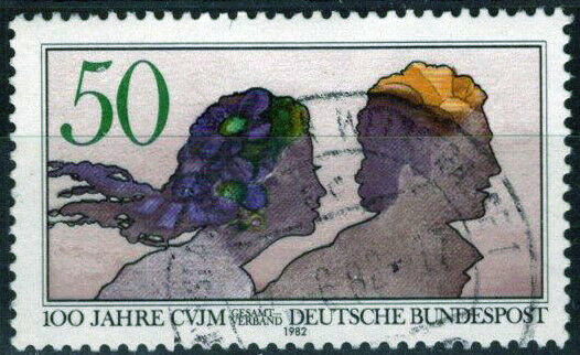 ZAYIX - 1982 Germany 1375 Used YMCA Organization - Art 113022S128M