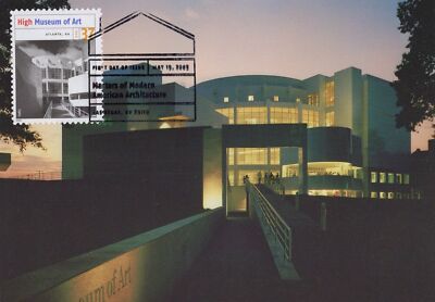 US First Day Cover FDC Maxi Card High Museum of Art Architecture ZAYIX 0924M0483