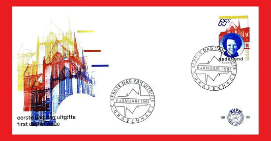 ZAYIX - 1981 Netherlands 599 FDC Queen Beatrix