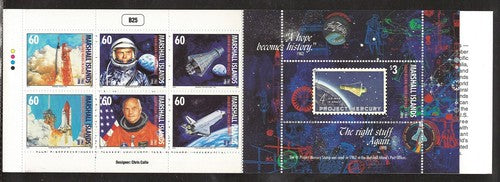 Marshall Islands 677a MNH Heroes of Space Booklet Zayix Stamps 090223SM53M
