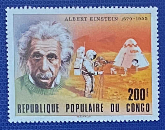 Congo PR 512 MNH 1979 Albert Einstein, Moon Landing ZAYIX 020422S01M